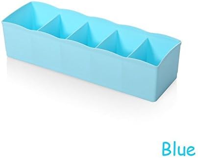 Mingyaa DIY Plastic Storage Box Drawer Organizer Storage Divider Box For Tie Bra Socks Underwear