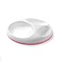 Boon Saucer Slip Resistant Plate, Pink