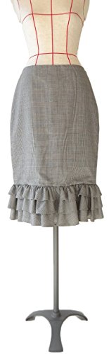 スカート フリル マーメイド ライン ひざ丈 Ralph Lauren ( ラルフローレン )　ウール １００％ Mサイズ １点物 株式会社キングアンドクイーン