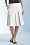 Silver Collection Linen Kick Pleat Skirt