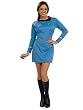 Womens Star Trek Costume Movie Costumes Trekky Blue Shirt Dress