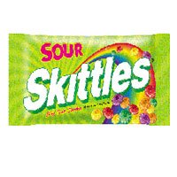 Skittles Bite Size Candies, Sour - 1.8 Oz Pack, 24 Ea