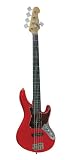 RICHWOOD RBB ELECTRIC BASS 5 STRING RED BARGAIN BUY SPECIAL PRICE GREAT DEAL