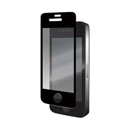 iBUFFALO iPhone4S/4両対応【絶対気泡ができない】液晶保護フィルム/光沢タイプブラック BSEFGIP4BK