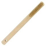 まとめ買い 10個セット「ストロングツール(Strong TooL) 木柄ワイヤーブラシ 3行 真鍮メッキ線 11804」