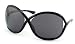 Tom Ford Whitney FT0009 Sunglasses - 199 Shiny Black (Dark...
