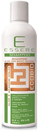 Essere Organic Shampoo, Aloe and Sweet Orange, 8.3 oz.