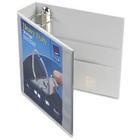 Nonstick Heavy-Duty Ezd Reference View Binder, 1-1/2 Capacity, Gray