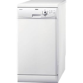 :Zanussi, 45cm Dishwasher 9 Place Setting White