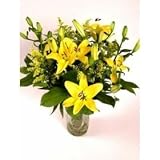 Jubilee Fresh Yellow Lily Bouquet