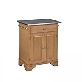 IMAGE OF Kitchen Cart with Stainless Top in Maple - Home Styles - 9003-0092