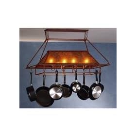 39"L Simple Mission Pot Rack