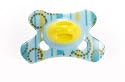 Mini Dental Soother Cleart Green Print (0-6 months)