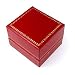 Classic Cartier Design Leatherette Red Ring Gift Box