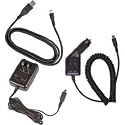 RIM OEM Charging Bundle Include Car Charger Folding Travel Charger and USB Sync Data Cable for Blackberry 7100 7106t 7130 7250 7520 8100c 8110 8120 8130 8300 8320 8310 8700c 8700g 8800c 8820 8830