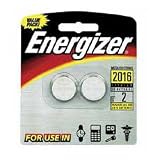 Energizer Watch/Electronic Batteries, 3 Volts, 2016, 2 batteries
