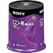 100 SONY CD-R Music Disc, Digital Audio Recordable For CD Recorders and Computer Writer, 5 Assorted Color, 80 min