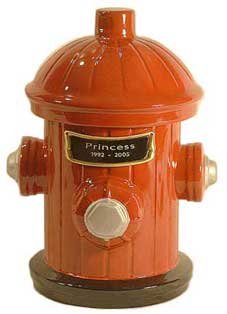 Fire Hydrant Memorial Pet Urn