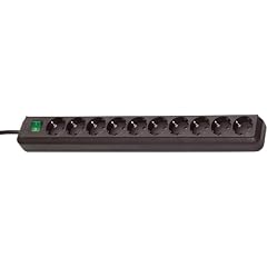 Brennenstuhl ECO Line Steckdosenleiste (10-fach, 3,0 m) schwarz