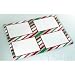 4-up Postcard Holiday Stripes