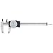 Brown & Sharpe 05.20001 Dial Caliper, Stainless Steel, White Face, 0-6" Range, +/-0.001" Accuracy, 0.1" Resolution, Meets DIN 862 Specifications