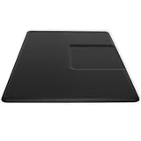 Top-of-the-Line Spa Barber Salon Anti Fatigue Rectangle Floor Mat in Black w/ Square-Base Chair Impression (SHIPS FREE!)