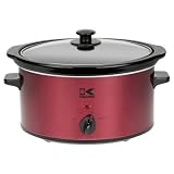 Kalorik 3.7 Qt. Slow Cooker - Red/Black