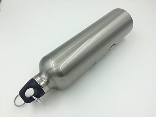 iLifer Insulated Double Wall Stainless Steel Narrow Mouth 750ml Bike Water Bottle Nature