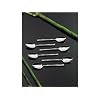 Ricci Argentieri Set of 6 Bamboo Demitasse Spoons.