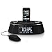 iLuv Vibe Plus Bed Shaker Dual Alarm Clock Dock for iPhone and iPod, (Black)