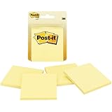Post-it Notes, 3 x 3-Inches, Canary Yellow, 4-Pads/Pack