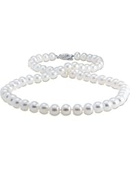 Freshwater Pearl Necklace 6-7mm with a 14kt White Gold Clasp