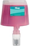 Kleenex Liquid Hand Soap with Moisturizers (91592), Pink, Floral Scent, 1.2L E-Cassette, 2 Bottles / Case