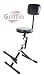 Musicians Seat Drum Throne Piano Bench Guitar Stool Chair Back Rest Keyboard image 1