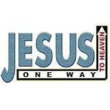 Jesus One Way Womens Scoop Neck T-Shirt