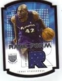 2003-04 SkyBox LE Rare Form Game-Used #RFJS Jerry Stackhouse - Washington Wizards (Piece of Authentic Game-Worn Jersey) (Basketball Cards)