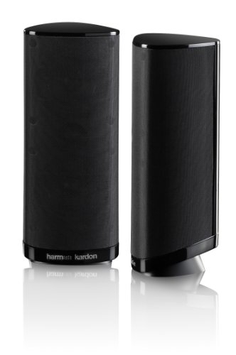 Harman Kardon HK S4 Ergänzungslautsprecher Hochglanz schwarz (Paar)
