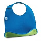 Built NY Tidy Bib- Leaf Green/Lagoon Blue