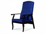 High Back Resident Room Chairs, With Curved Front Legs, Grade Five Upholstery, 1EA