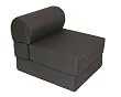 Adult Studio 28-Inch Twin Sleeper Chair, Black