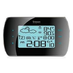 Oregon Scientific Weather Forecaster with Atomic Clock and Touch-Controlled AM/FM Radio