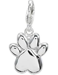 Sterling Silver Paw Print Charm