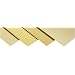 Brass 260-Half Hard Sheet Sample Pack, 4" Width, 4" Length (Pack of 4)