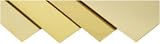 Brass 260-Half Hard Sheet Sample Pack, 4 Width, 4 Length (Pack of 4)