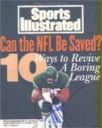 Jeff Lageman Autographed/Hand Signed Sports Illustrated Magazine (New York Jets)