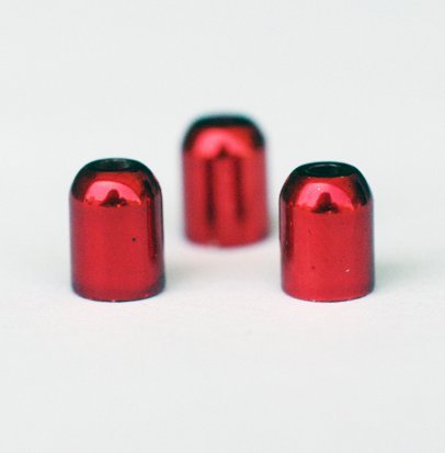 Red Premium L-Style Metal Champagne Rings for L-Style Champagne Dart Flights - Dart Brokers tips case