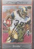 Steven Jackson, St. Louis Rams, 2007 Bowman Chrome Autographed Card