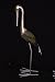 Standing Crane Bird Statue Figure Indoor Outdoor