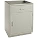 Looped Logic LL2435AB-SSAA 1 Door Modular Steel Base Cabinet with Chemical Resistant Powder Coated Finish, 24" Length x 35.375" Height x 22" Depth, 1 Drawer