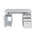 Techni Mobili Complete Computer Workcenter - White